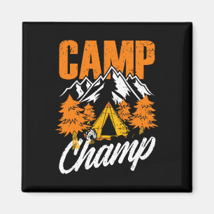 Liebe Camping-Wortspiele Camp Champ Wandern Bergst Magnet