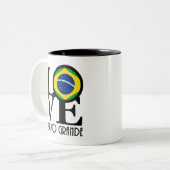 LIEBE Campo Grande 11oz Zweifarbige Tasse (Vorderseite Links)