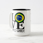LIEBE Campo Grande 15oz Zweifarbige Tasse (Vorderseite Links)