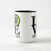 LIEBE Campo Grande 15oz Zweifarbige Tasse (Mittel)