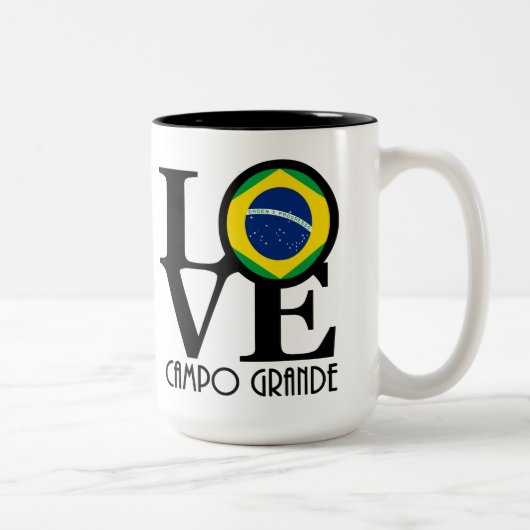 LIEBE Campo Grande 15oz Zweifarbige Tasse (Rechts)