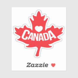 Liebe Canada Aufkleber