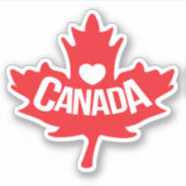 Liebe Canada Aufkleber (Vorderseite)