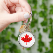 Liebe Canada Day Red Mapleaf key chain Schlüsselanhänger (Hand)