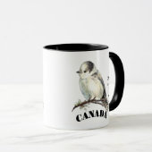 Liebe CANADA GRAY JAY so viel Spaß Zitat Tasse (VorderseiteRechts)