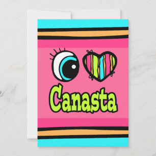 Liebe Canasta Einladung