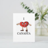 Liebe canasta postkarte (Stehend Vorderseite)