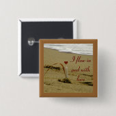 Liebe Candle_ Button (Vorne & Hinten)