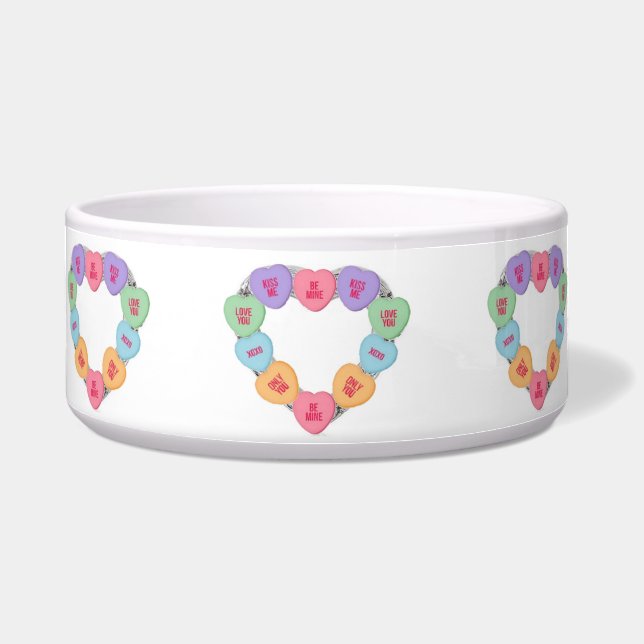 Liebe Candy Bowl Candy Hearts Napf (Vorderseite)