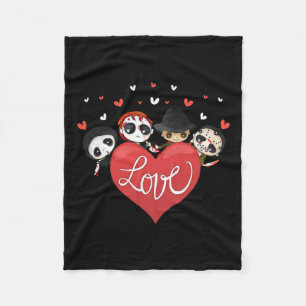 Liebe Candy Heart Niedlich Killer Horror Filmfesti Fleecedecke