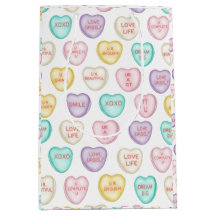Liebe Candy Hearts - White Gift Bag