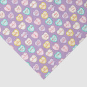 Liebe Candy Hearys - Lila Gewebepapier Seidenpapier (Ausschnitt)