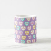 Liebe Candy Hearys - Lila Kaffee-Tasse Kaffeetasse (Mittel)