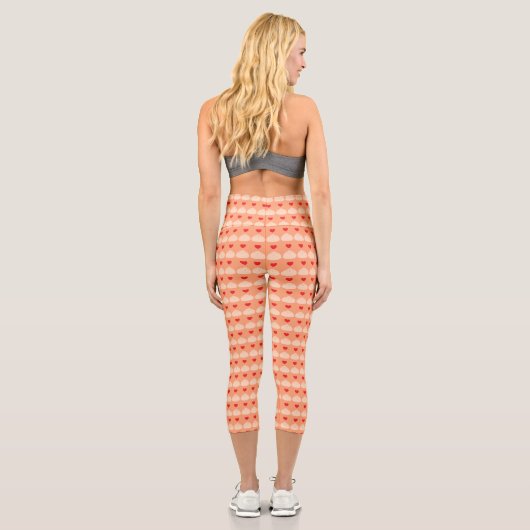 Liebe Cantaloupe Capri Leggings (Rückseite)