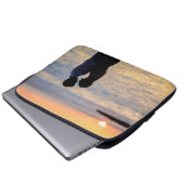 Liebe Canva Canvas Print Laptopschutzhülle (Vorne Knopf)