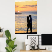 Liebe Canva Canvas Print Poster (Heimbüro)