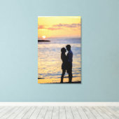 Liebe Canva Leinwanddruck (Insitu (Holzboden))
