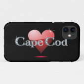 Liebe Cape Cod "Diamond Bling" Case-Mate iPhone Hülle (Rückseite (Horizontal))