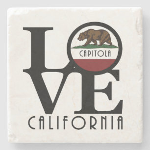 LIEBE Capitola Kalifornien Steinuntersetzer