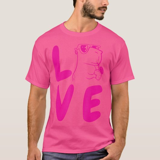 Liebe Capybara T-Shirt (Vorderseite)