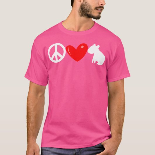 Liebe Capybara T-Shirt (Vorderseite)