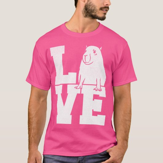 Liebe Capybara T-Shirt (Vorderseite)