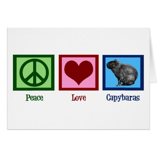 Liebe Capybaras (Vorderseite (Horizontal))
