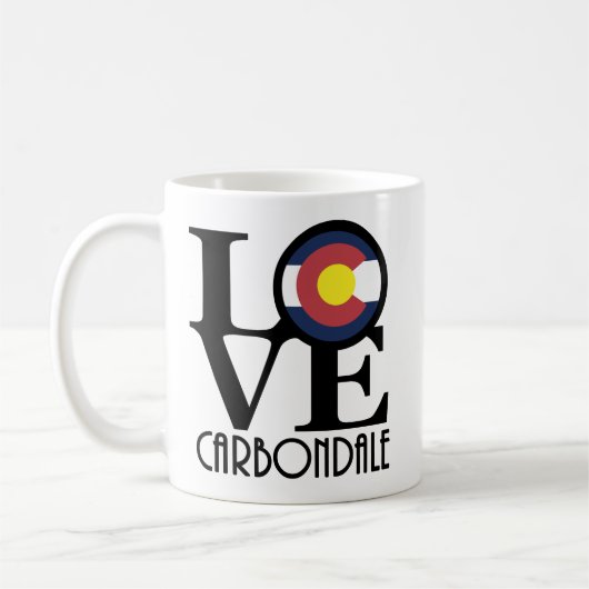 LIEBE Carbondale, Colorado 11oz Kaffeetasse (Links)