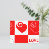 LIEBE_card Postkarte (Stehend Vorderseite)