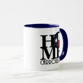 LIEBE Carrolton Texas Tasse (VorderseiteRechts)