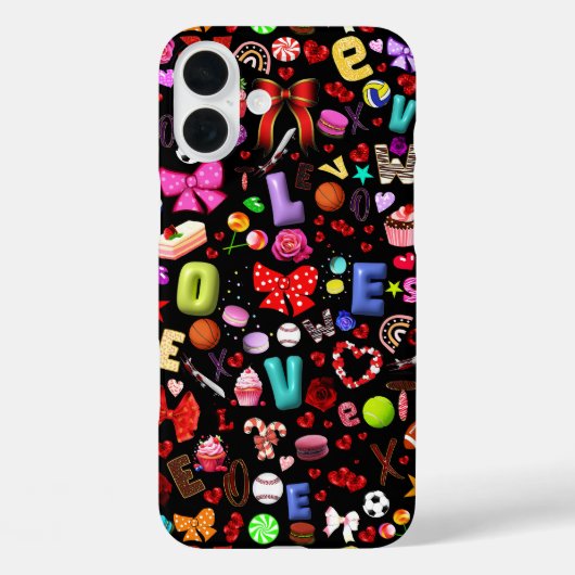 Liebe Case-Mate iPhone Hülle (Rückseite)