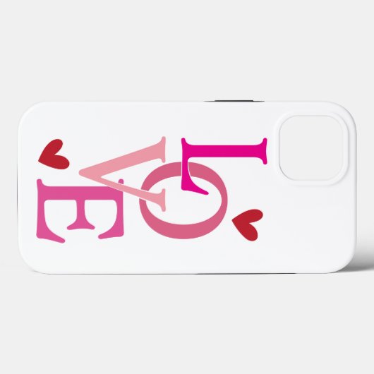 Liebe Case-Mate iPhone Hülle (Rückseite (Horizontal))