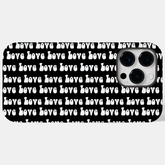 LIEBE Case-Mate iPhone HÜLLE (Rückseite (Horizontal))