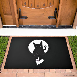 Liebe Cat Doormat von Poet Adiela Akoo Fußmatte