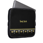 Liebe Cat Electronics Bag von Poet Adiela Akoo Laptopschutzhülle (Vorne Rechts)