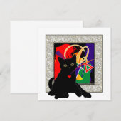 Liebe Cat Grußkarte (Vorne/Hinten)