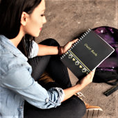 Liebe Cat Guest Book by Poet Adiela Akoo Notizblock