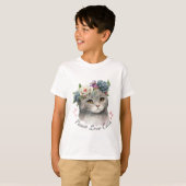 Liebe Cat Kid Boy T-Shirt (Vorne ganz)