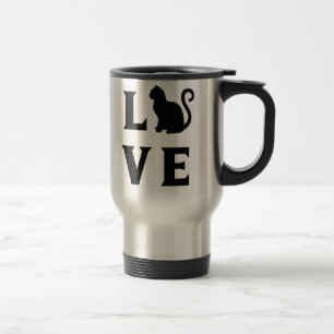 Liebe Cat Reisebecher