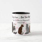 Liebe Cat Rescue Tasse (Zentrum)