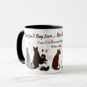 Liebe Cat Rescue Tasse (Vorderseite Links)