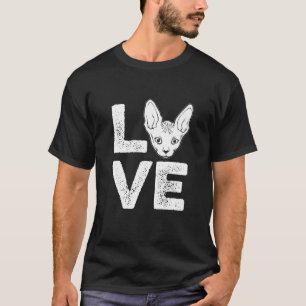 Liebe Cat Sphynx Cat T-Shirt