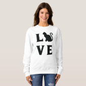 Liebe Cat Sweatshirt (Vorne ganz)