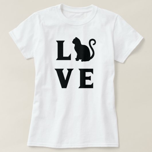 Liebe Cat T-Shirt (Design vorne)