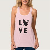 Liebe Cat Tank Top (Vorderseite)
