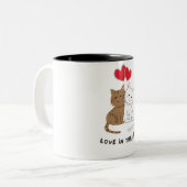 Liebe Cat valentine's day Tasse Piazza della Rifor (Vorderseite Links)