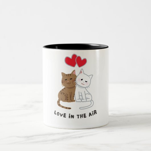 Liebe Cat valentine's day Tasse Piazza della Rifor (Mittel)