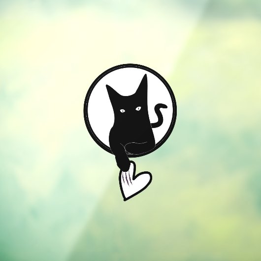 Liebe Cat Window Cloning Fensteraufkleber (Blatt 3)