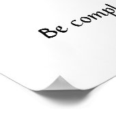 Liebe Cats Ephesians 4:2 Inspiration Print Poster (Ecke)