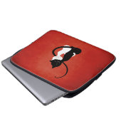 Liebe Cats Niedlich Red Laptopschutzhülle (Vorne Knopf)